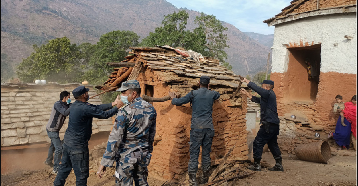 फेरि छाउगोठ भत्काउने अभियान