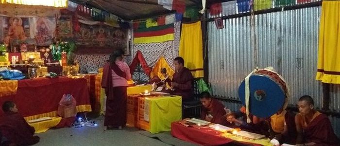 दशैँः बलि दिइएका पशुको मुक्तिका लागि बौद्धमार्गीहरूको निराहार मौनव्रत